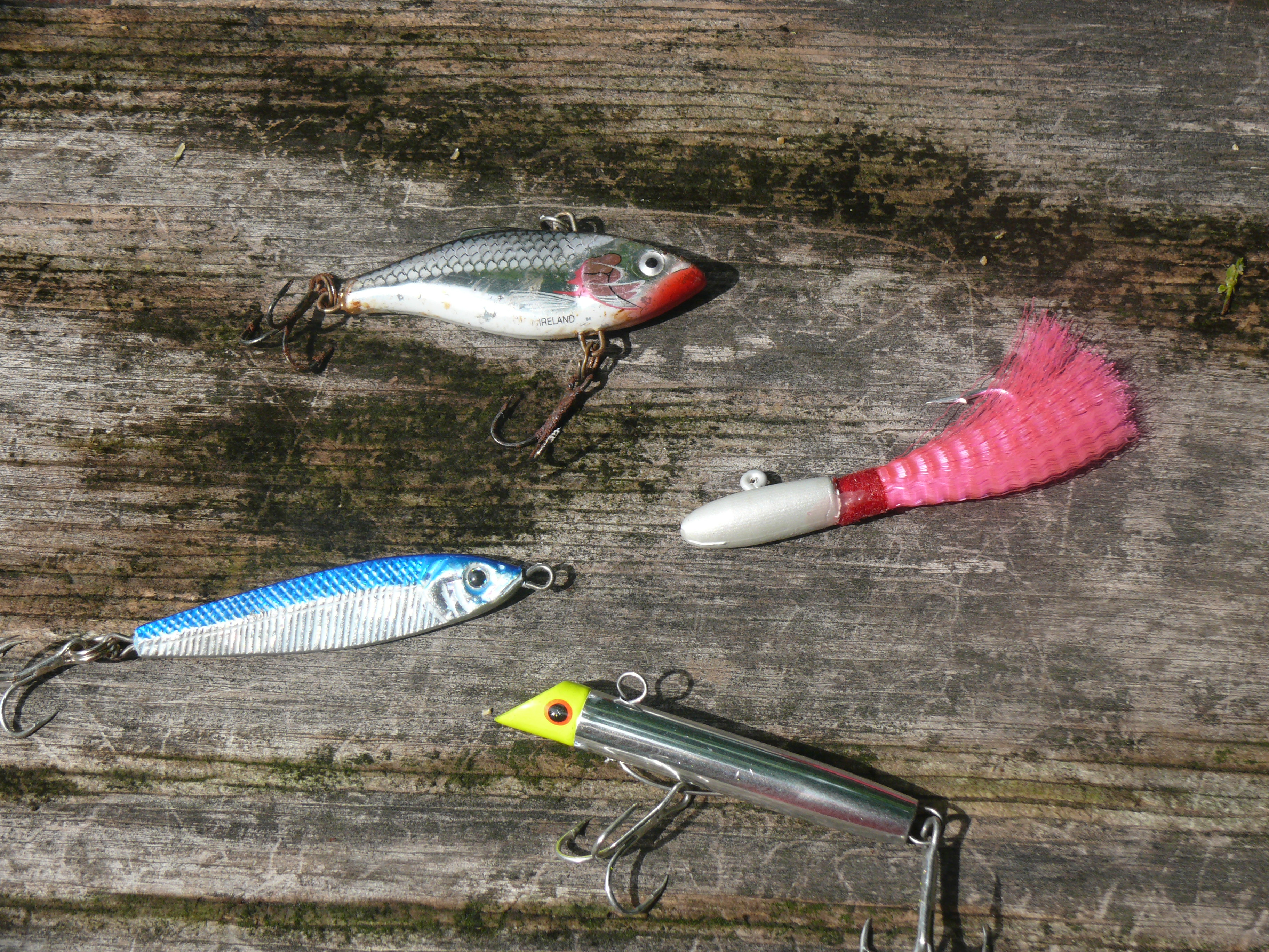 Fishing Spanish mackerel single and double hook iron plate electroplated mi  LIAN