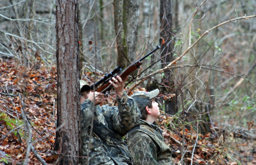 winter squirrel hunting