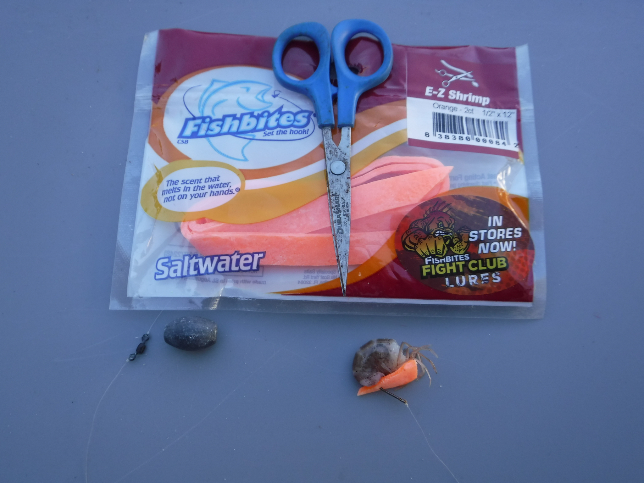 In addition to live baits, another great bait for surf fishing is a pompano jig or a Silly Willy Rig.