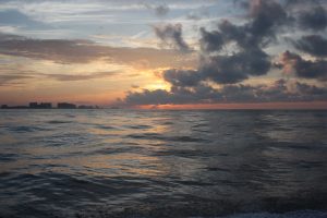 morning fishing orange beach