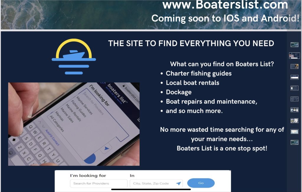 boaters list IOS app