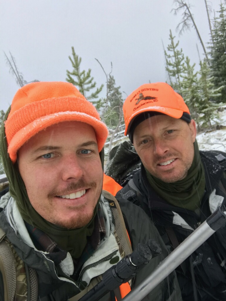 hunting in the snow