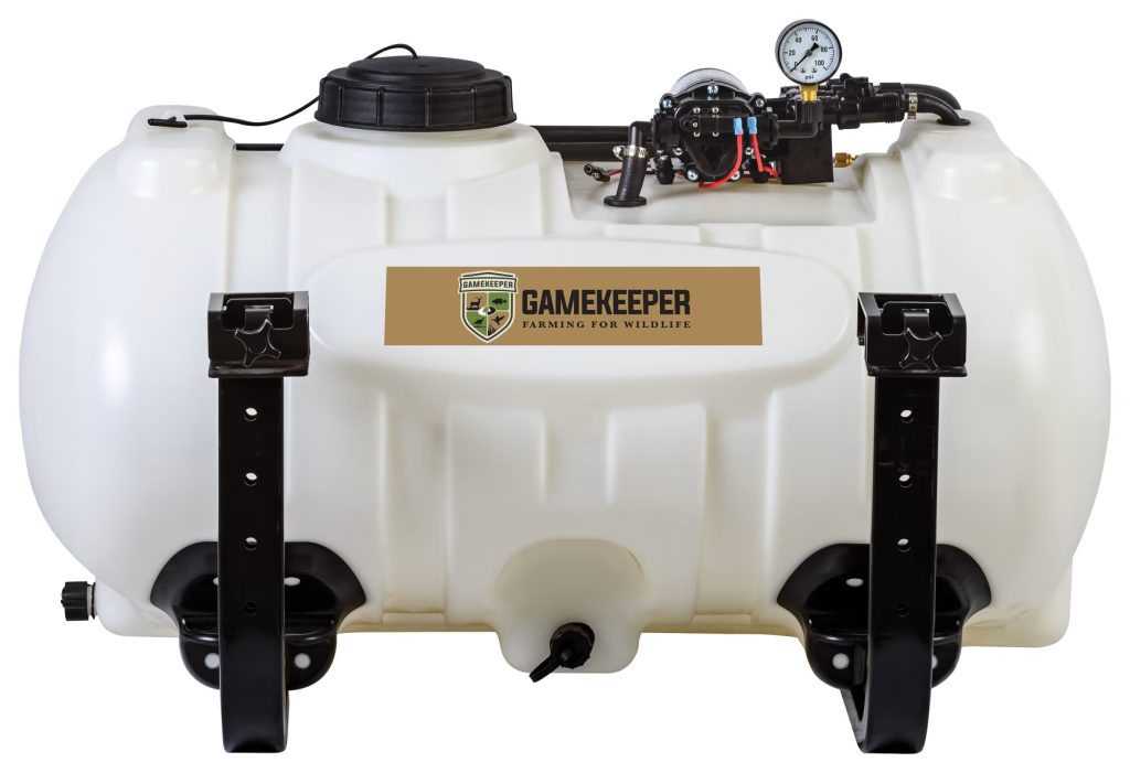 GameKeeper 40-Gallon Deluxe UTV Sprayer with Hitch-Mounted 5-Nozzle Boom