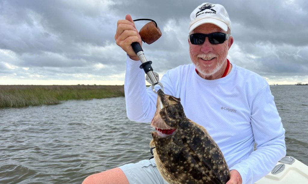 Flounder Fishing tidal creeks can be deadly effective is you choose the right time to fish them.