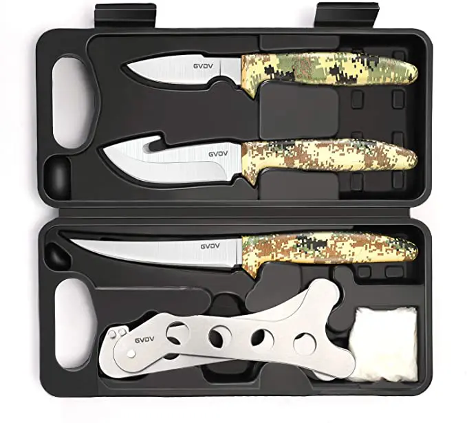 GVDV Hunting Knife Kit for Field Dressing Game