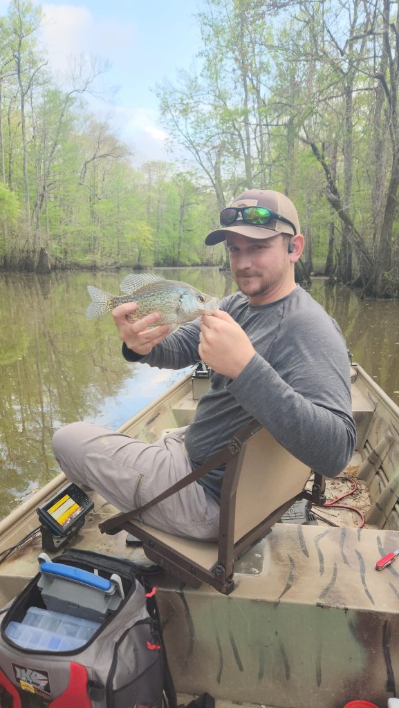 crappie fishing on Millennium Boat Seats