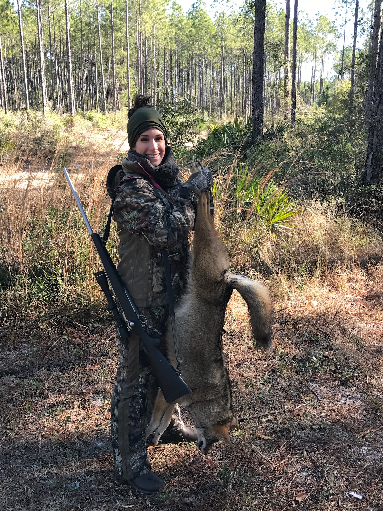 successful coyote hunting trip