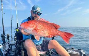Red snapper fishing kayak