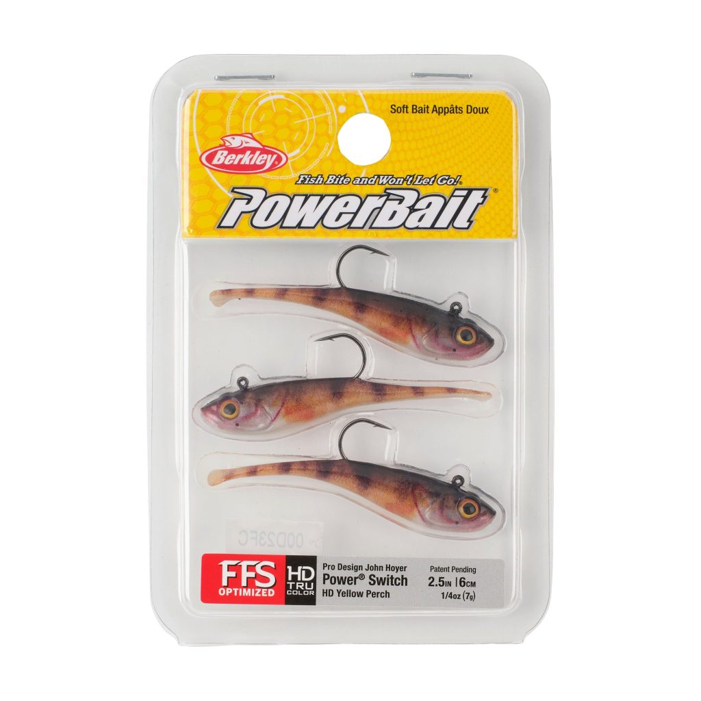 Berkley PowerBait Power Switch HD Yellow Perch.