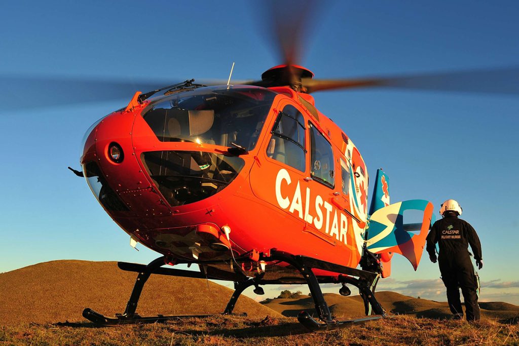 AirMedCare helicopter