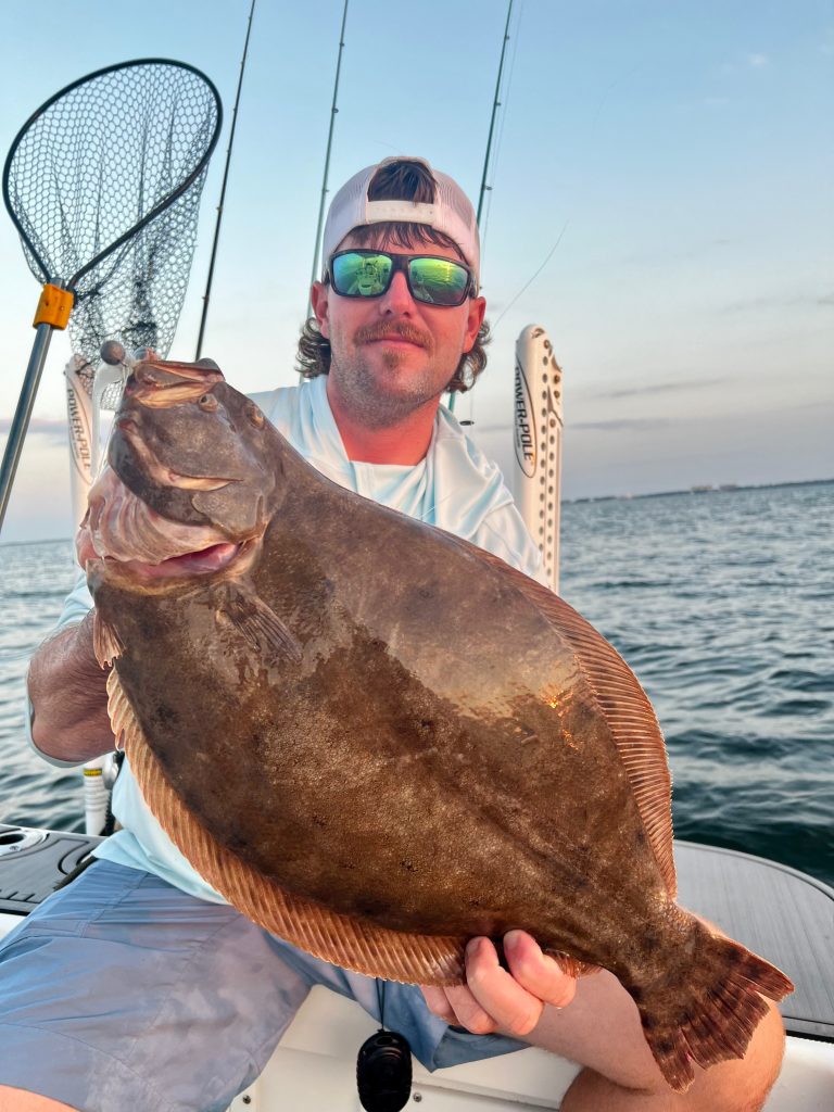 catching flounder