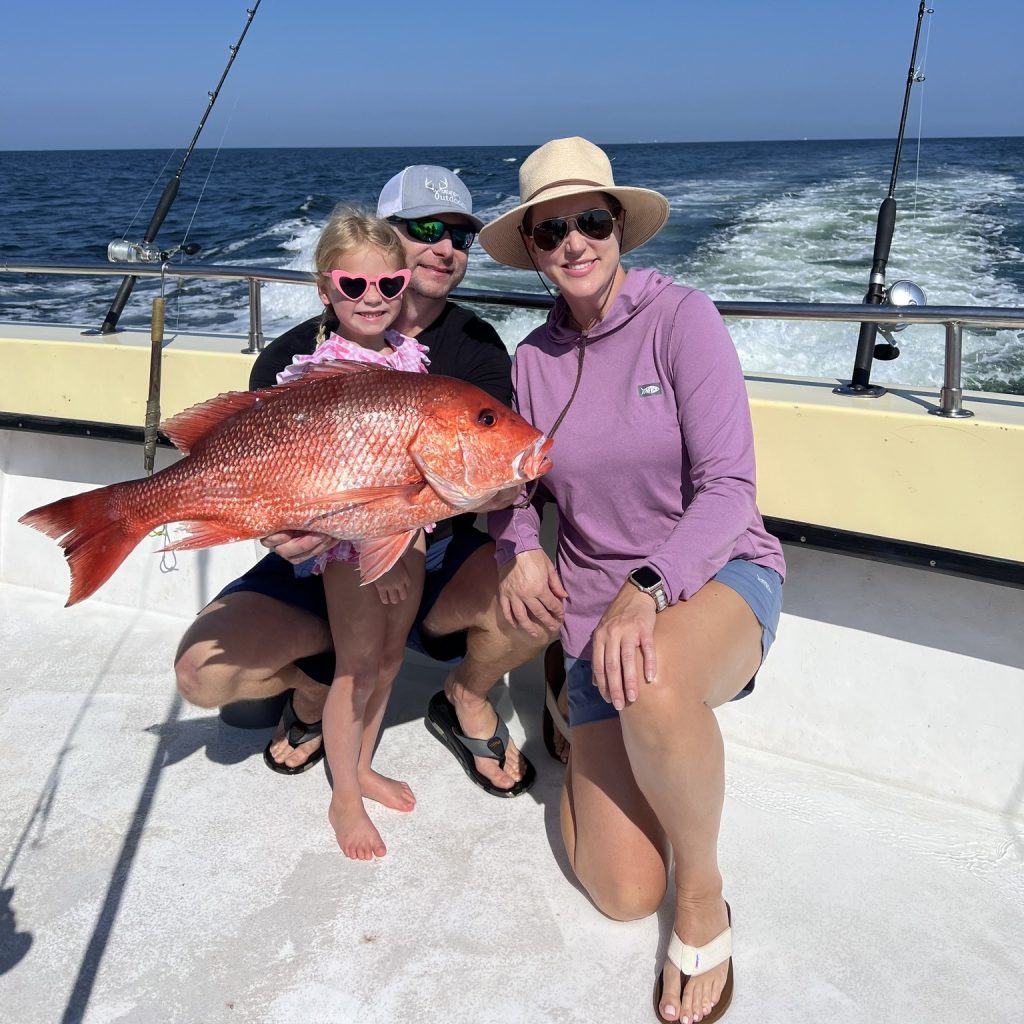 catching a snapper