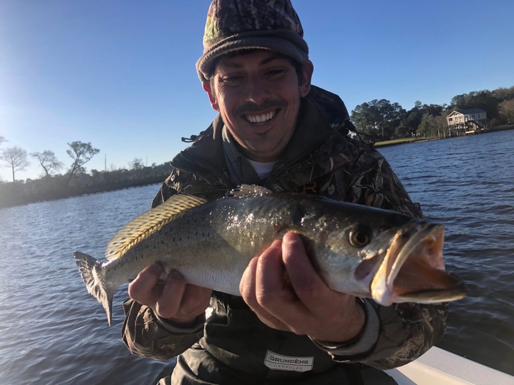 winter speckled trout fishing