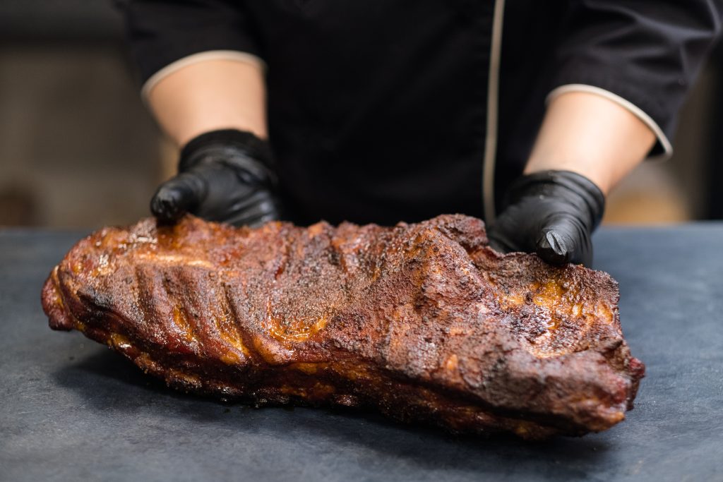smoked ribs