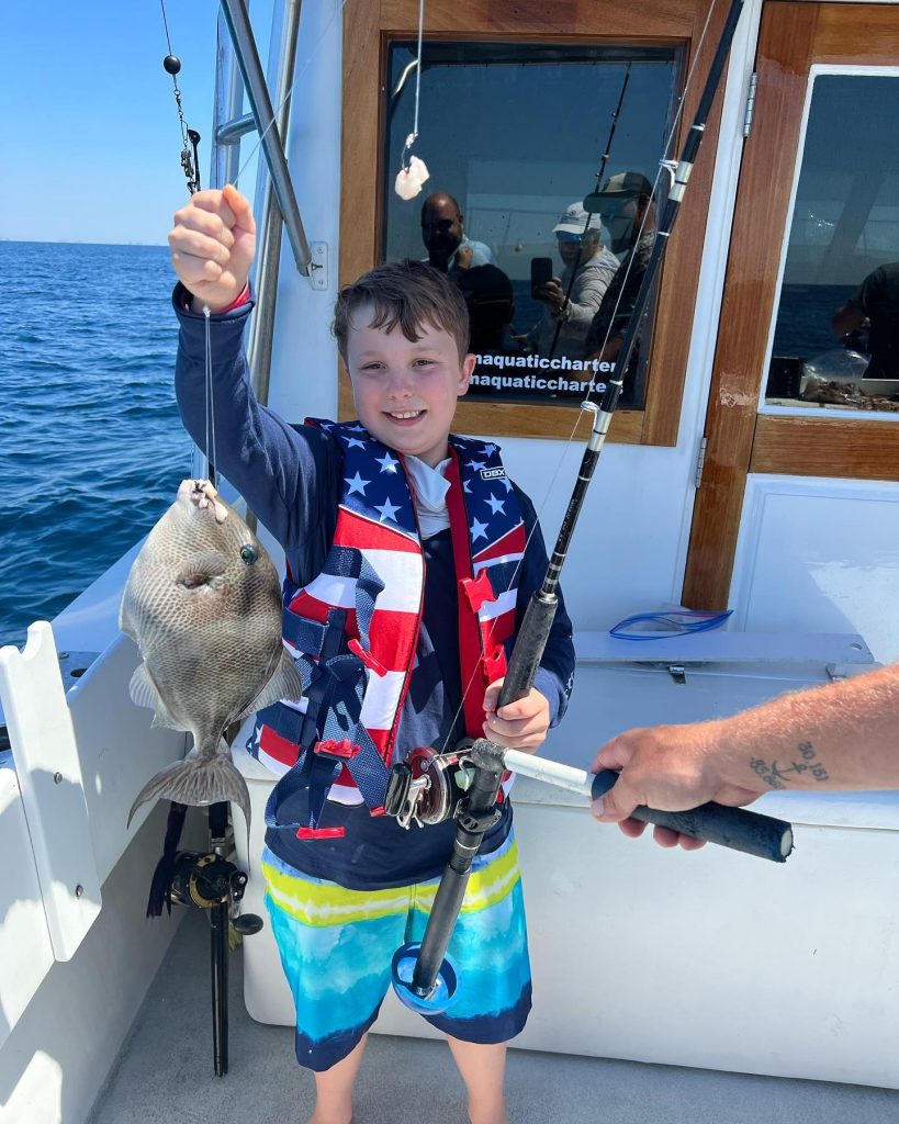 catching triggerfish