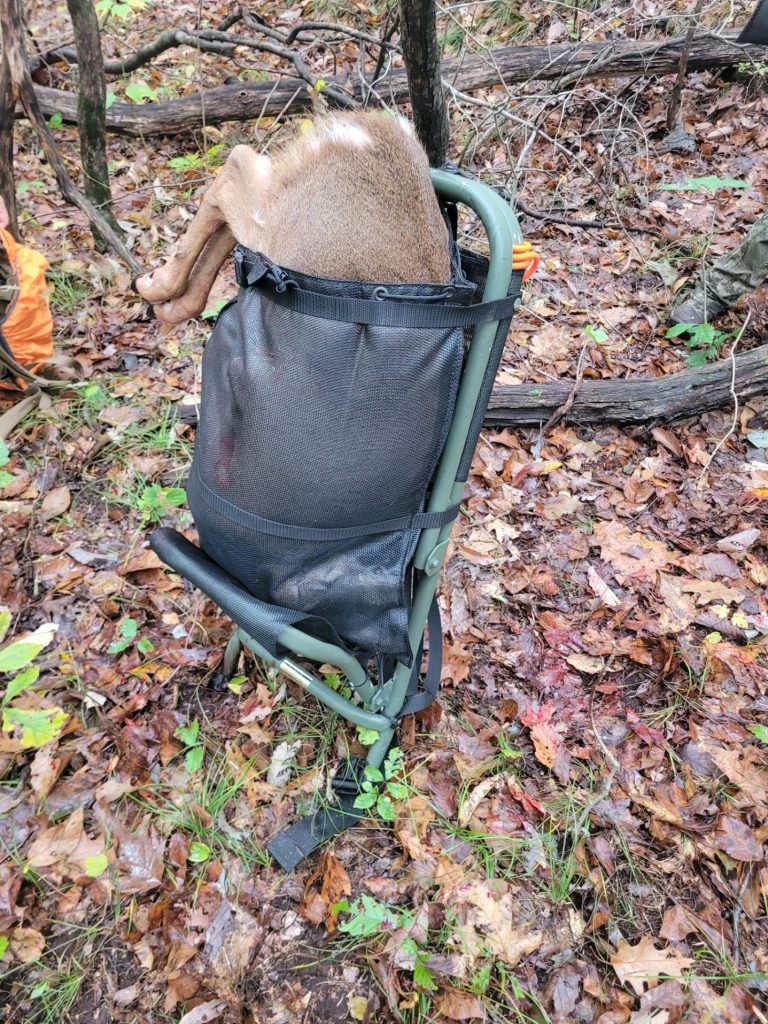 deer in a waldrop pacseat